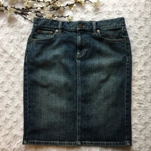 🍃Lauren Ralph Lauren Denim Skirt Sz 4